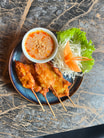 1A. Kylling Satay (4 stk)